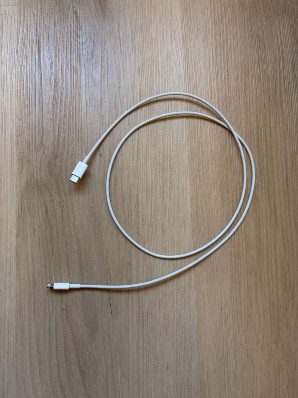 Apple - White USB-C to Lightning Charging Cable